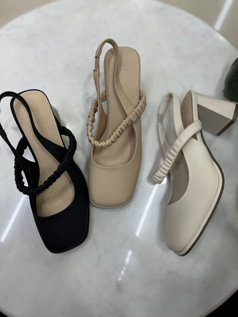 Retro Elegant Marry Jane Sling Block Heels